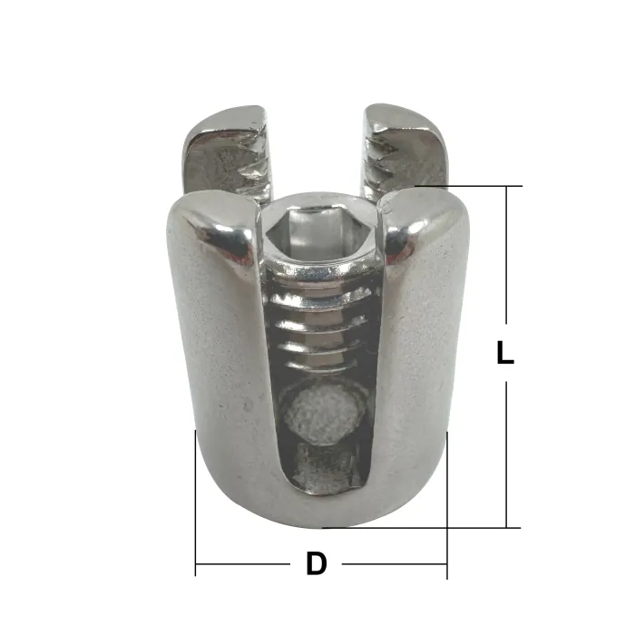 wire rope trellis cross clip dimensions